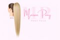 Ponytail Ajustable Rubio Claro Beige
