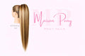 Ponytail Ajustable Rubio con mechas Castañas