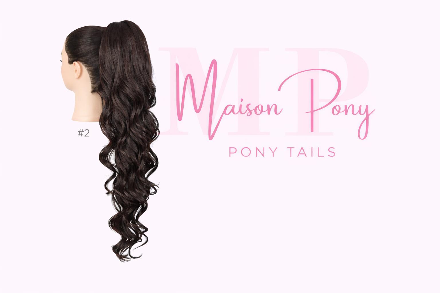 Ponytail Ajustable Marrón Oscuro